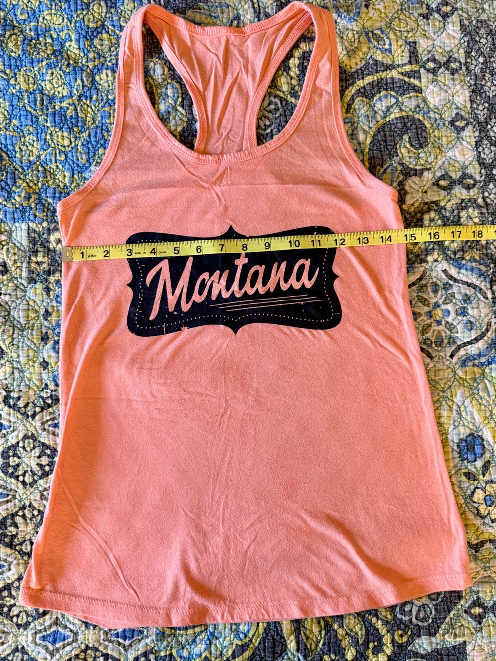 Women’s Montana Coral Racerback Tank Top Small